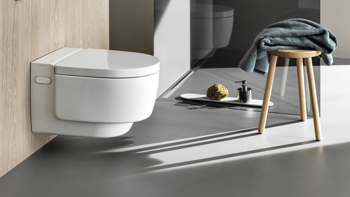 Geberit AquaClean Mera Dusch-WC. Geberit AquaClean Mera Dusch-WC.