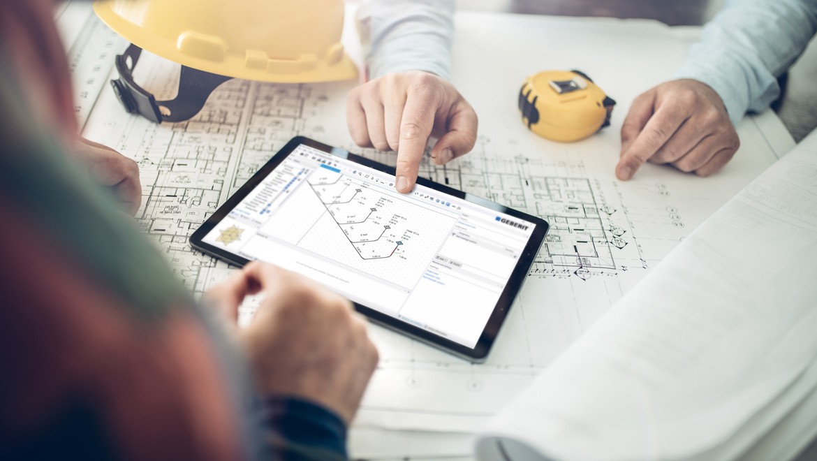 Der neue Geberit ProPlanner unterstützt Installateure und Planer dabei, Sanitärinstallationen einfach und sicher, hydraulisch normgerecht und wirtschaftlich zu berechnen.