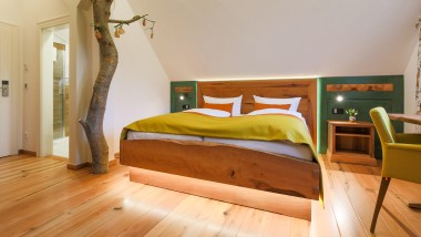 Baumwipfelzimmer im Landgasthof Hessenmühle