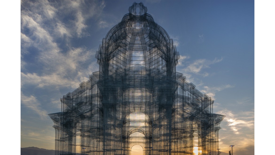 Kunstwerk von Edoardo Tresoldi (© Roberto Conte)