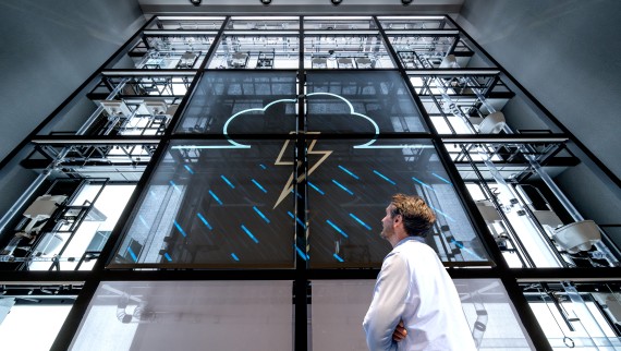 Abwasserhydraulik live erleben am Abwasserturm im Campus Pfullendorf
