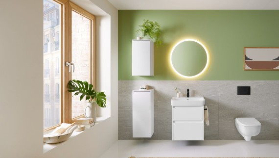 Geberit Renova Plan Badserie für das Objektgeschäft und Privatbad Geberit Renova Plan Badserie für das Objektgeschäft und Privatbad