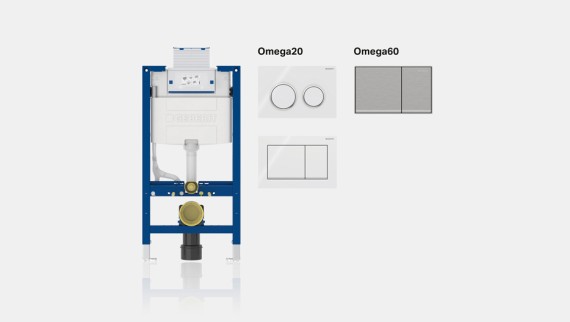 Geberit Omega Spülsystem