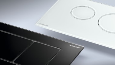 Geberit Sigma40 Betätigungsplatte mit einer Tiefe von nur 4 - 6 mm