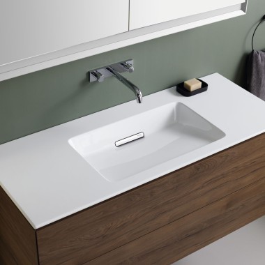 Geberit ONE Waschtisch inklusive integriertem Haarsieb und Spezialglasur KeraTect® Geberit ONE Waschtisch inklusive integriertem Haarsieb und Spezialglasur KeraTect®