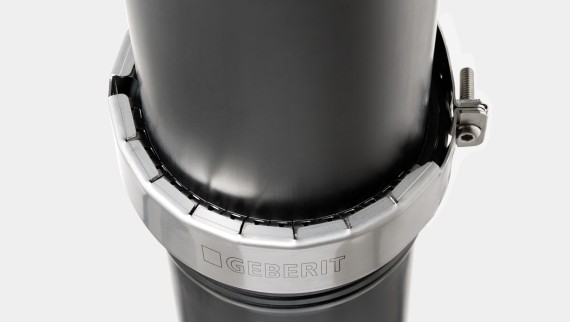 Geberit Haltekralle für eine längskraftschlüssige Verbindung Geberit Haltekralle für eine längskraftschlüssige Verbindung