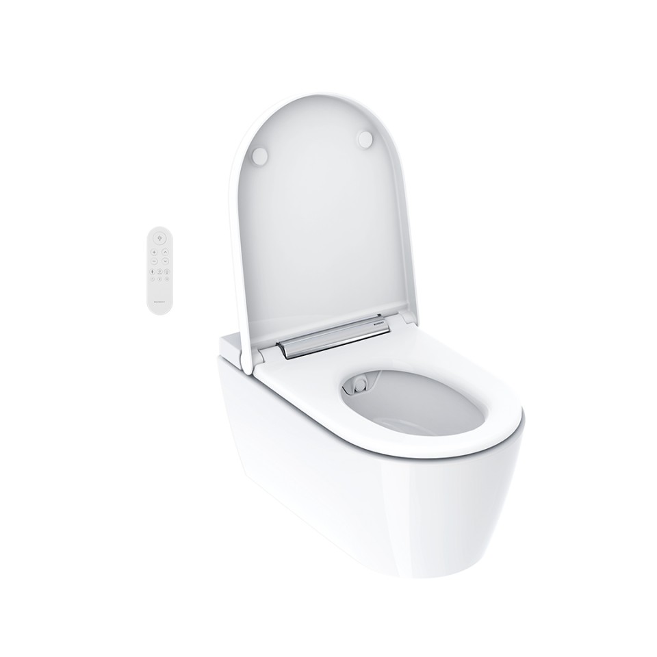 Geberit AquaClean Sela mit offenem WC-Deckel