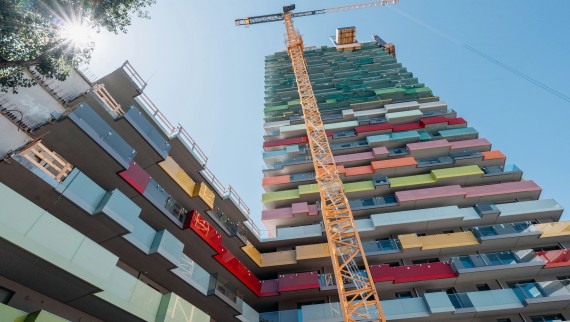 Wohnhochhaus DS 90 in Wien