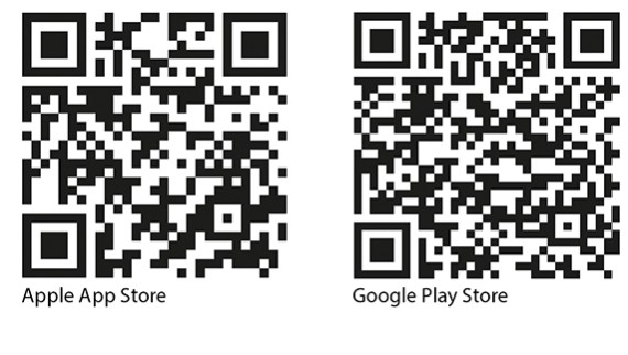 QR-Code für iOS App Geberit Home und Android App Geberit Home