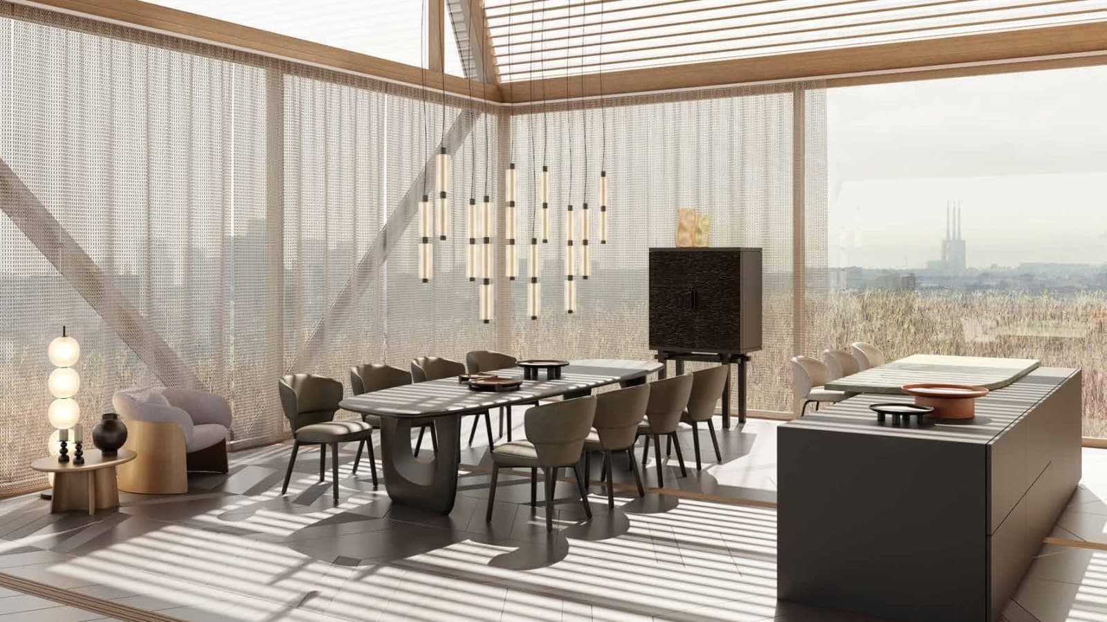 "H.O.M.E. Haus 2023": Die moderne Wohnküche (© Earchstudio / O&O Baukunst) "H.O.M.E. Haus 2023": Die moderne Wohnküche (© Earchstudio / O&O Baukunst)