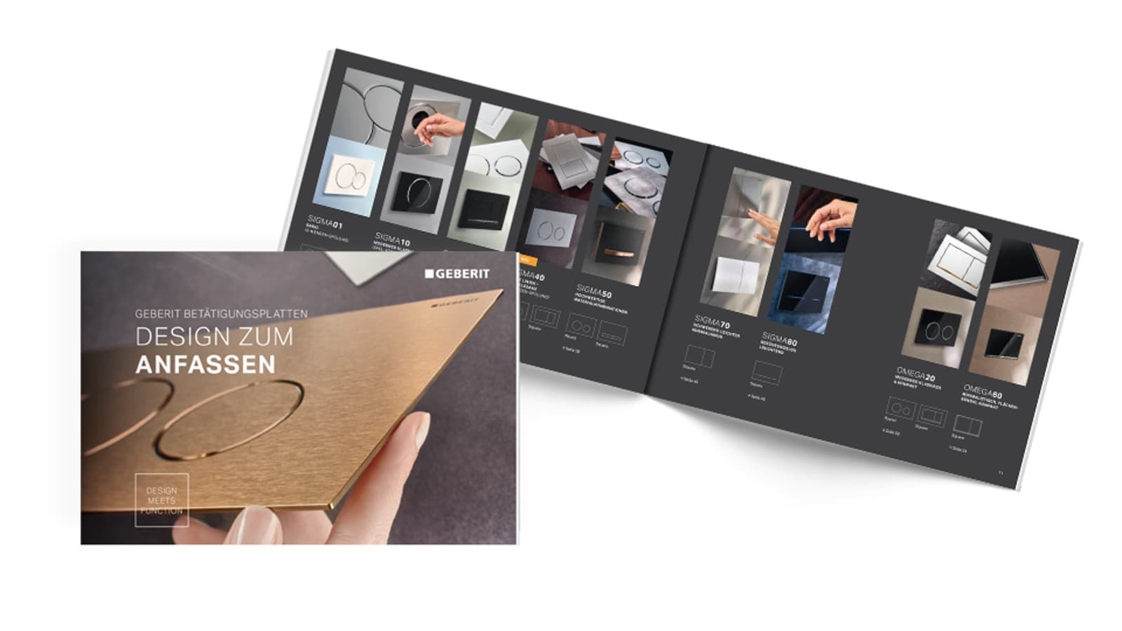 Broschüre Geberit Betätigungsplatten Broschüre Geberit Betätigungsplatten