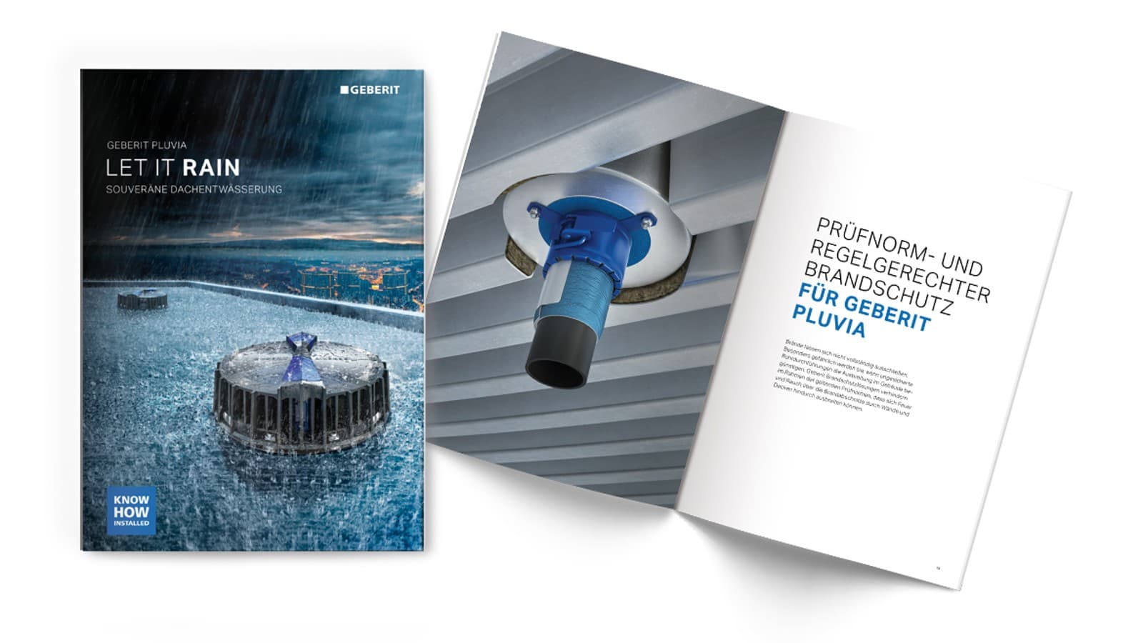 Produktbroschüre Geberit Pluvia Dachentwässerung Produktbroschüre Geberit Pluvia Dachentwässerung