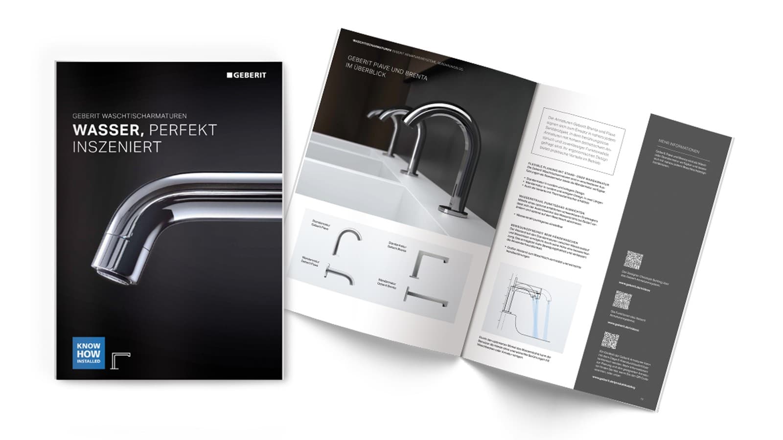 Produktlinienbroschüre Geberit Waschtischarmaturen Produktlinienbroschüre Geberit Waschtischarmaturen