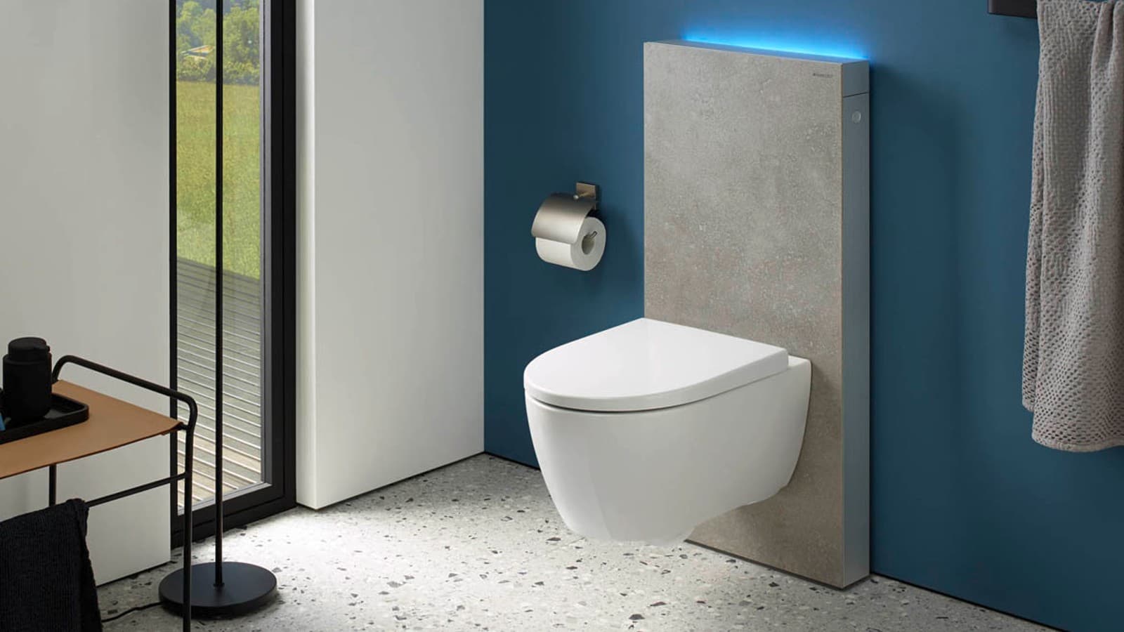 Bad mit Sanitärmodul Geberit Monolith Bad mit Sanitärmodul Geberit Monolith