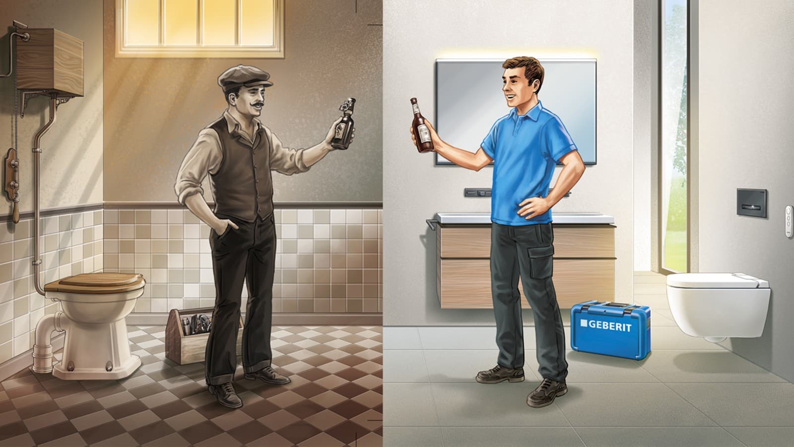 Branche feiert 150 Jahre Geberit auf der NahDran Tour 2024 Branche feiert 150 Jahre Geberit auf der NahDran Tour 2024