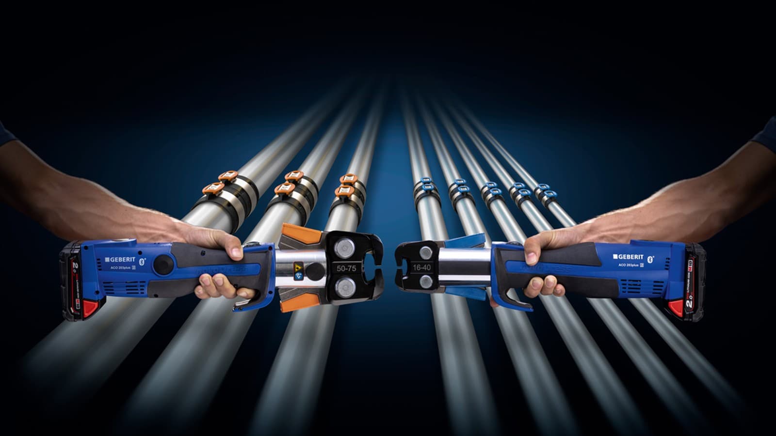 Künftig lässt sich der Übergang von Geberit FlowFit auf nahezu alle gängigen Multilayer-Systeme ganz einfach herstellen. Künftig lässt sich der Übergang von Geberit FlowFit auf nahezu alle gängigen Multilayer-Systeme ganz einfach herstellen.