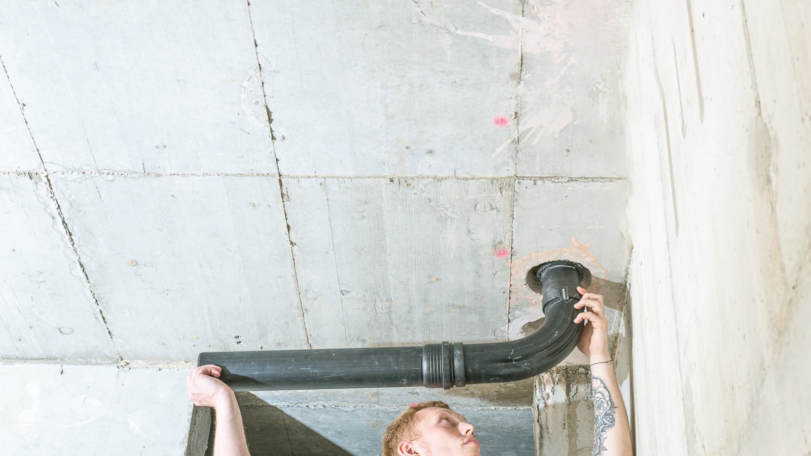 Montage einer Deckendurchführung Montage einer Deckendurchführung