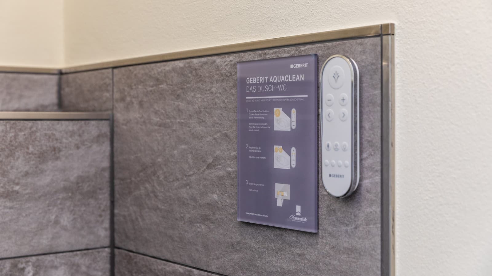 Fernbedienung des Dusch-WC Geberit AquaClean Sela Fernbedienung des Dusch-WC Geberit AquaClean Sela