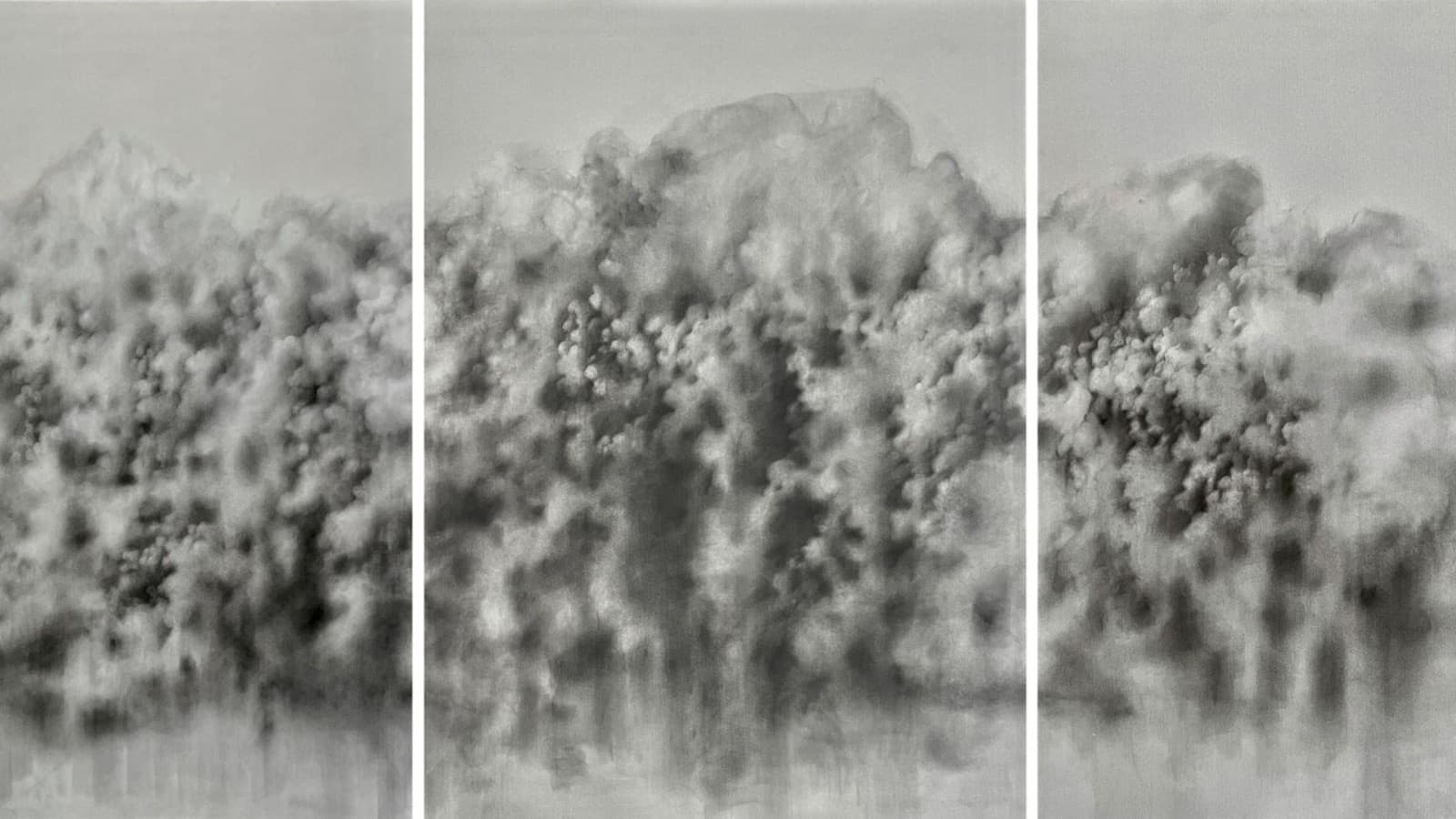 Ein Kunstwerk Triptychon von Nicola Watson. (© Nicola Watson) Ein Kunstwerk Triptychon von Nicola Watson. (© Nicola Watson)