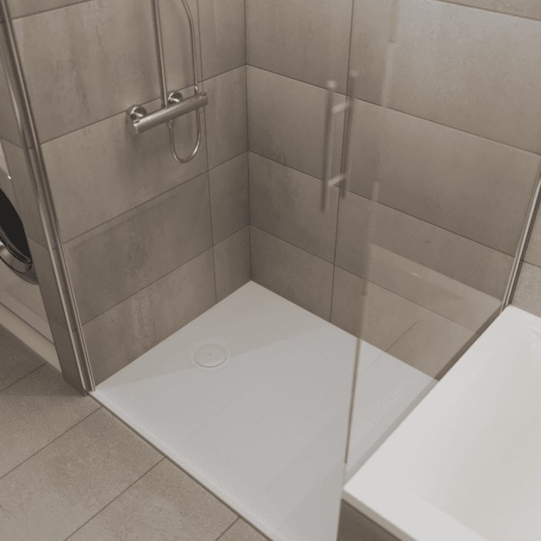 Duschfläche Geberit Olona aus Steinharz Duschfläche Geberit Olona aus Steinharz