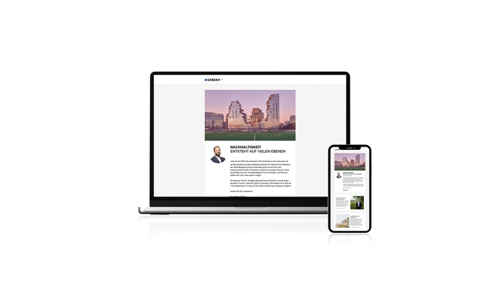 Newsletter Geberit eView Newsletter Geberit eView