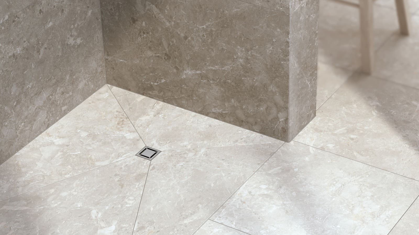 Kompakter Bodenablauf für kleine Duschen Kompakter Bodenablauf für kleine Duschen