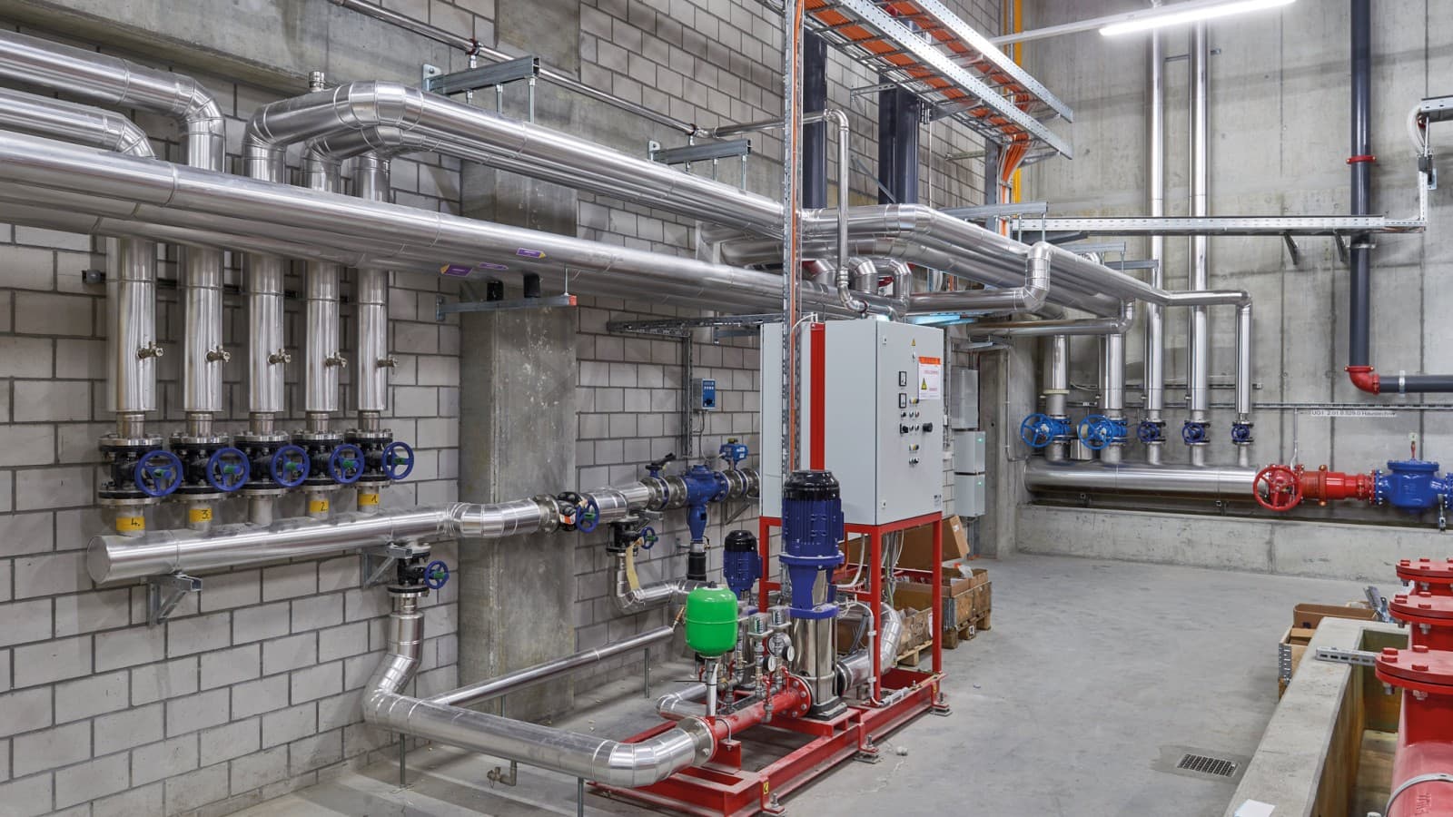 Löschwasseranlage mit Geberit Mapress Edelstahl Löschwasseranlage mit Geberit Mapress Edelstahl