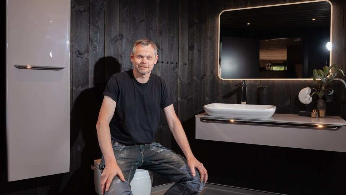 Eigentümer und Bauherr Knut Eivind Birkeland (© Geberit) Eigentümer und Bauherr Knut Eivind Birkeland (© Geberit)
