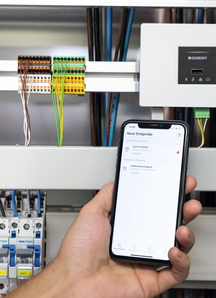 Zentraler Zugriff auf die Endgeräte am Geberit Gateway Zentraler Zugriff auf die Endgeräte am Geberit Gateway